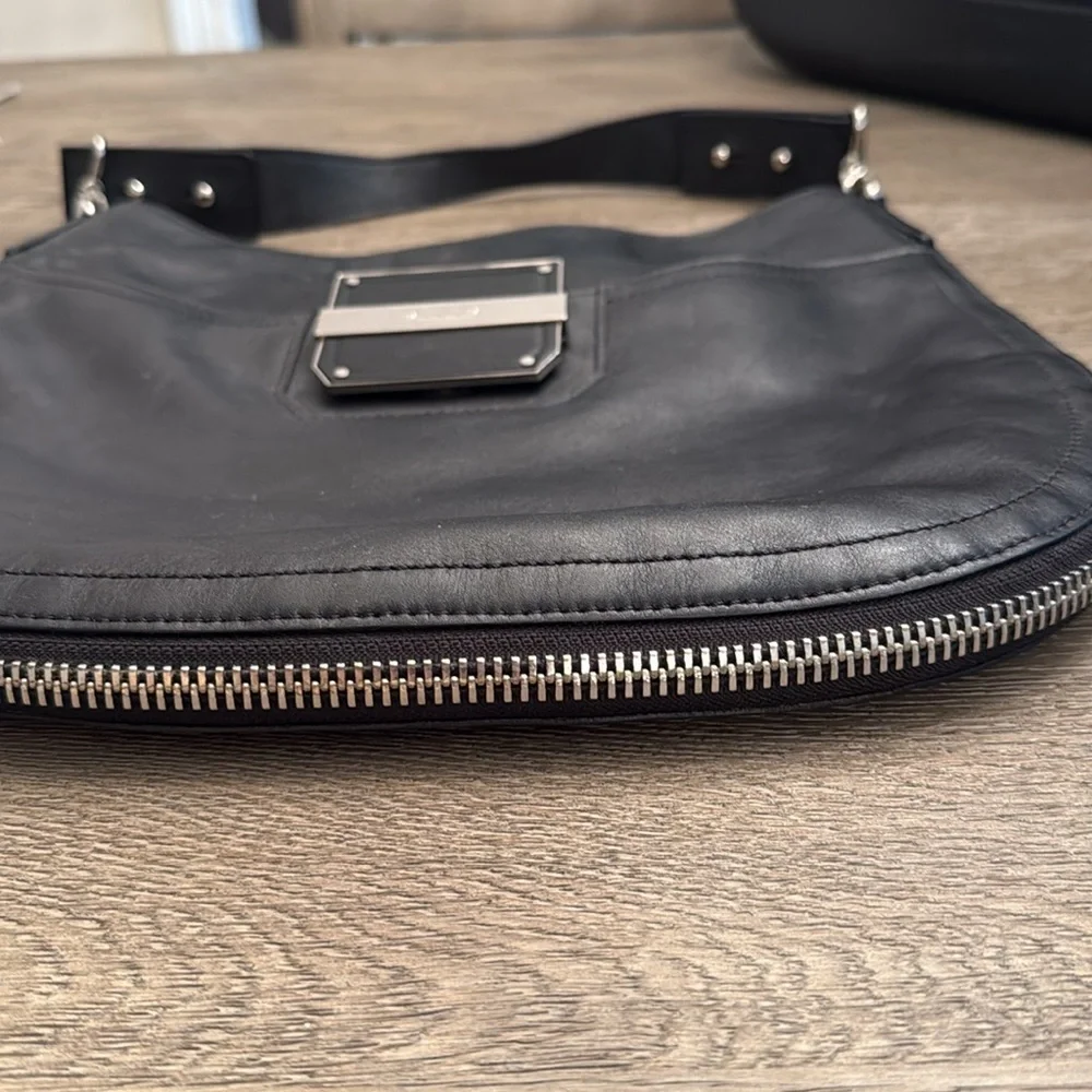 Milly Leather Shoulder Bag